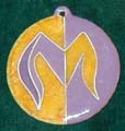 enamelled Maunche medallion