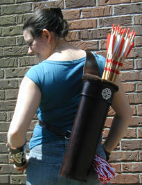 Eva's back quiver and bracer
