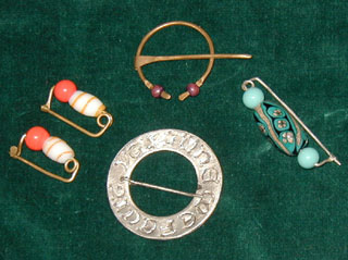 various pins