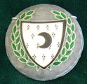 Laurel pin with personal Arms
